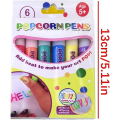 Miniatyrbillede 5 af 5: Bubble Pens, Magic Popcorn Pens, Print Bubble Pens 3d Art Safe Penne Til Børn Diy Lykønskning Fødselsdagskort