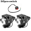 Miniatyrbild 5 av 5: Motorcykel Strålkastare U5 Strålkastare Spotlight För Honda Xlv 600 650 700 Transalp Nx 650 Fmx 650 Xrv650 Trx 300ex 1st switch 1pcs switch