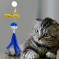 Miniatyrbilde 3 av 5: Kattleksakssugkopp med høy elastisitet Rephängande simulering Caterpillar kattleksak for inomhusstad Random Color