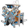 Pikkukuva 1 / 5: 13-in-1 Stem Solar Robot Kit Lelut Lahjat lapsille, Opetusrakennus Tiedekoesarja Set