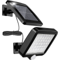 Miniatyrbillede 1 af 5: Udendørs solcellelys med bevægelsessensor 56 led, 120 Ip65 vandtæt solcellehavelys med 5 m kabel