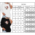 Miniatyrbilde 3 av 3: Hhcx-christmas Tunika Dame Langermet T-skjorte Xmas Santa Print Topper Bluse Grey L
