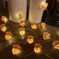 Pikkukuva 2 / 4: 3d Twinkle Acorn höstdekorationer Skörd strängljus