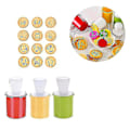 Miniatyrbillede 1 af 5: 6stk Diy Cookie Stempel Form Prægeform Cookie 3d Cutter Kageværktøj Køkken yellow