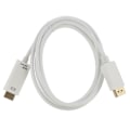 Miniatyrbild 1 av 5: Kabeladapter Enkelriktad displayport till kompatibel HDMI-kabel för monitorprojektor White