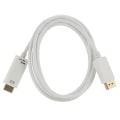 Pikkukuva 1 / 5: Kaapelisovitin Yksisuuntainen näyttöportti yhteensopivaan HDMI-kaapeliin näyttöprojektorille White