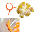 Miniatyrbild 4 av 5: 2 bitar Citrus Zester Skalare, Apelsin Skalare Citrus Remover Plast Fruktskärare (orange)