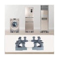 Miniatyrbild 5 av 5: Tvättmaskinsställ Universal Mobil Kylskåp Anti-vibrator Mobil Justerbar Bas För Torktumlare R