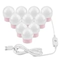 Miniatyrbillede 3 af 4: 6 lysdioder dimbar makeup usb touch
