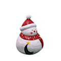 Miniatyrbild 1 av 3: Trä jultomten prydnader för juldekoration Snowman