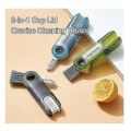 Miniatyrbild 3 av 4: 3 i 1 liten flaskkopp Lock detaljborste Multifunktionell spaltrengöringsborste 3pcs