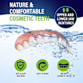 Miniatyrbild 2 av 4: 2 Sets Of Dentures, Upper And Lower Jaw Dentures, Natural And Comfortable, Protect The Teeth, And Regain A