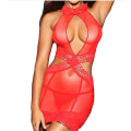 Miniatyrbilde 2 av 3: Kvinner Undertøy Dress Fristelse Perspektiv Transparent Mesh Erotisk kostyme S