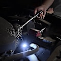 Miniatyrbild 5 av 5: Bärbar led teleskopisk utdragbar ficklampa Magnethuvud Pick Up Tool Flash