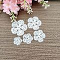 Miniatyrbillede 2 af 3: Blomsterblade Metalskæring Dies Stencil Gør-det-selv Scrapbog Album Papir Kort Skabelon Form Prægning Håndværk