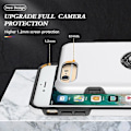 Pikkukuva 4 / 4: Magneettirengas Kickstand Iskunkestävä phone case Iphone 6 Plus -puhelimelle (musta) Silver