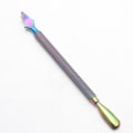 Miniatyrbillede 3 af 3: Yyh-3 Style Rainbow rustfrit stål Filer Uv Gel Polish Manicure Pleje Groove Clean Tool|neglebåndsskubbere