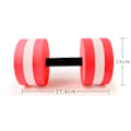 Miniatyrbillede 2 af 4: Aquatic Exercise Dumbbells Aqua Fitness Barbells Exercise Hand Bars