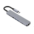 Miniatyrbild 2 av 4: 8 In1 Usb-c 3.1 till Type-c USB 3.0 Hub, HDMI Rj45 Ethernet Micro Adapter
