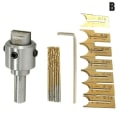 Miniatyrbild 5 av 5: Pärlborr Träpärlmaskin Set Träbearbetningsverktygssats C C