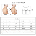Miniatyrbillede 3 af 5: Mænd Gynækomasti Shaper Ny slankende brystkontrol bryster Shapewear Undertøj Mavebælte Krogkontrol Hook White M