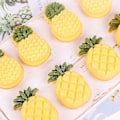 Miniatyrbillede 4 af 5: Frugt Ananas Småkage Udskærer Rustfri Stål Udskærere Form gør det selv Fondant wienerbrød Kiks Bageform til børn