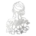 Miniatyrbillede 1 af 5: Flower Girl Cutting Die Diy Scrapbog Stempling Papir Cards Craft Stencil Form