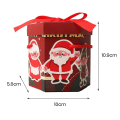 Miniatyrbild 5 av 5: 10 stycken julförpackningslåda Bärrep Julafton Presentförpackning Godispresentpapperslåda Kreativ sexkantig låda C