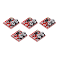 Miniatyrbillede 7 af 10: 5-delt elektretmikrofonforstærkermodul med justerbar forstærkning LM386 20-200x DC4V-12V
