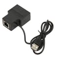 100 Mbps Ethernet-jakaja RJ45 1–2 Nopea Ethernet-jakajasovitin USB-virtajohdolla