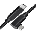 Miniatyrbilde 1 av 5: VR datakabel albue Type-c datakabel Usb3.1 Gen 2 dobbel hann videoprojeksjonskabel 20 vr mobilspillkabel Black braid 5M