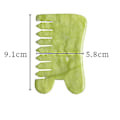 Pikkukuva 1 / 5: Natural Gua Sha Kit kasvoille Guasha sieni jade kivi hieronta kampatyökalut vartaloakupunktio stick Kauneus terveys guassi kaavin Package 9