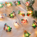 Miniatyrbilde 2 av 5: Julepynt Juletre hengende LED-lys Fargerike blinkende lys Full Star String Lights (2,5 m 20 lys)