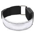 Utomhus Nattlöpning LED Glow Armband Reflex Sportljus Bälte Vit