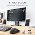 Miniatyrbilde 4 av 5: Små bærbare høyttalere, kablet usb-strømforsyning, 2.0 mini bærbare høyttalere for stasjonær datamaskin/pc/bærbar PC