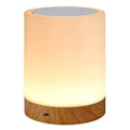 Miniatyrbillede 3 af 5: Led Night Light Touch Lampe Sengebordslampe til soveværelse Genopladelig Dæmpbar Varmt hvidt lys