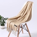 Miniatyrbilde 4 av 5: Mote Ensfarge 2022 Kvinner Skjerf Vinter Hijabs Dusker Lange Damesjal Cashmere Like Pashmina Bandana Skjerf Wraps Echarpe FYR110-08