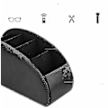 Miniatyrbild 2 av 4: Läder Tv Fjärrkontroll Hållare Desktop Organizer med 5 fack
