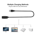 Pikkukuva 3 / 5: Vaihto USB latauskaapelin lataus Garmin Forerunner 735xt 235 230 630 Data Sync -kaapelille