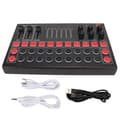 Live Lydkort 8 Lydeffekter 10 Specialeffekter Bluetooth Støjreduktion Diskant Alto Bas Justerbar Lydmixer