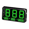 Miniatyrbillede 1 af 4: Bil Gps Speedometer Head Up Display Overhastighed Mph/km/t Advarselsalarm