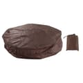 Utomhus runt badkarsskydd 190 silver polyester taft vattentätt bubbelbadskydd 215x70cm kaffe