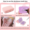 Miniatyrbillede 5 af 5: Babytænder Keepsake Box, Pp Børne Børne Tand Opbevaring