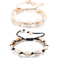 Miniatyrbild 1 av 4: Shell Anklet Shell Virkad Ankel Armband Handgjord Boho Shell Bead Anklet