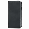 Pikkukuva 2 / 4: Iphone 12/12 Pro Retro Skin Feel Business Magneettinen vaakasuora case pidikkeellä ja korttipaikalla sekä lompakko & valokuvakehys (musta)