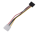 Pikkukuva 3 / 5: Sata Power naaras - Molex-urossovitinmuunninkaapeli, 6 tuumaa color as shown