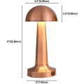 Miniatyrbilde 4 av 4: Touch Sensor Bar oppladbare bordlamper (gyldne) A Silver