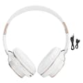 08S Headset Bluetooth 5.0 HiFi Vikbar Teleskopisk Sport Dator Gaming Hörlurar Vit
