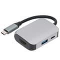 Miniatyrbilde 5 av 8: 3 i 1 Type‑C Dokkingstasjon Type‑C til HD Multimedia Interface/USB 3.0/PD Adapter