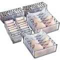 Miniatyrbild 1 av 5: Garderobslådavdelare Set, hopfällbart underkläder Organizer Set Låda
